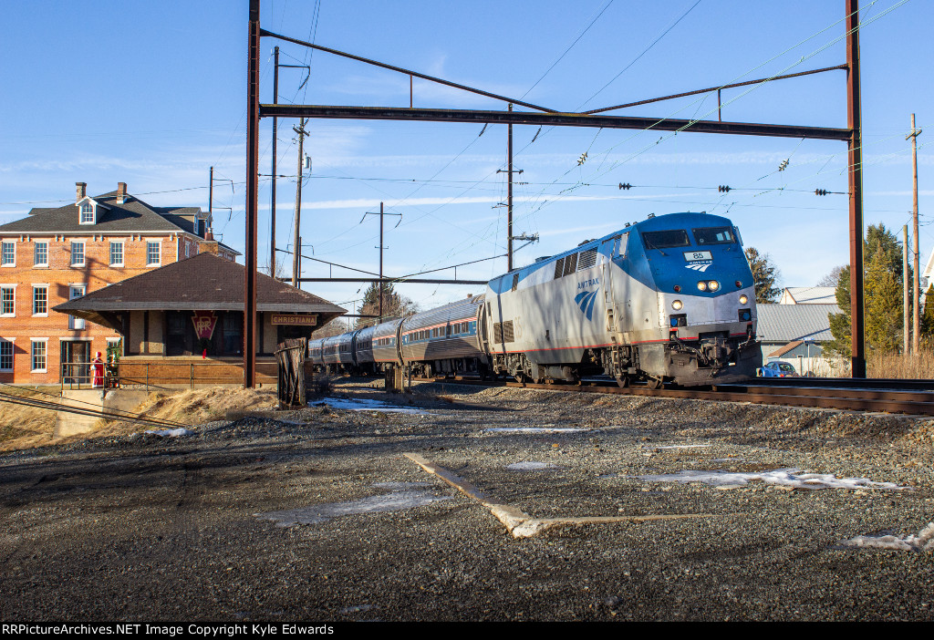 AMTK P42DC #85 on "Pennsylvanian" No. 42